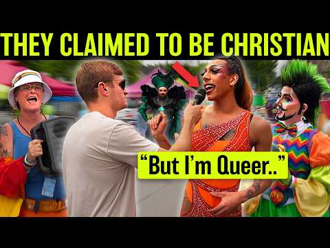 Street Preaching to "Christian" DRAG QUEENS!