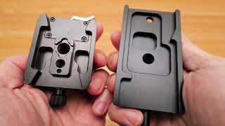 Arca-Swiss to Manfrotto adapter plate | Haoge CP-MA90