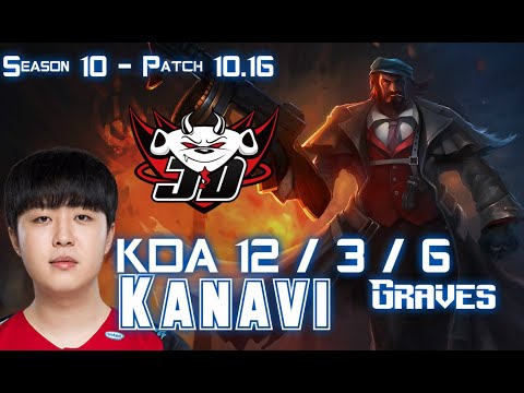 JDG Kanavi GRAVES vs JARVAN IV Jungle - Patch 10.16 KR Ranked