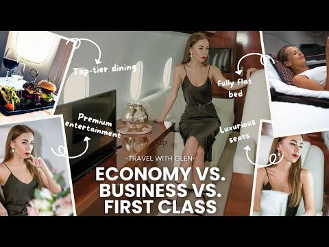 Economy vs. Business vs. First Class The Real Differences You Need to Know #FlightComparison