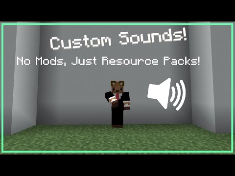 How to add your own custom sounds into minecraft | sounds.json tutorial