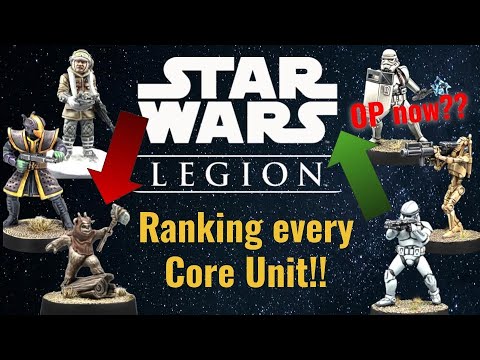 Core Unit Tier List!! | Star Wars Legion