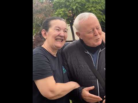 Padre Livio with visionary Vicka now! #Medjugorje #RadioMaria #Catholic