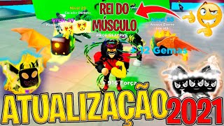 Roblox Muscle Legends  NOVA ATUALIZAO 2021  NOVOS  PETS Mais DICAS e Novidades