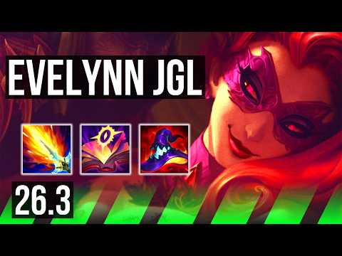 EVELYNN vs SYLAS (JGL) | EUW Master | 26.3