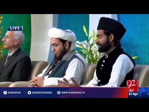 Subh e Noor-01-04-2016- 92NEWS HD Manqbat e siddiq e akbar r MUHAMMAD YOUSUF AZHAR