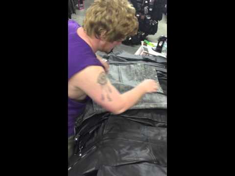 How to Fold Roll Motorcycle Chaps-Biker Chap Pack Roll | Biker