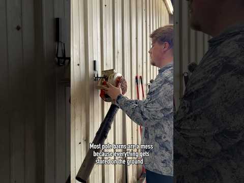 Video: Gator Magnetics Pole Barn Storage Ideas for Tools, Cords & Ladders video thumbnail