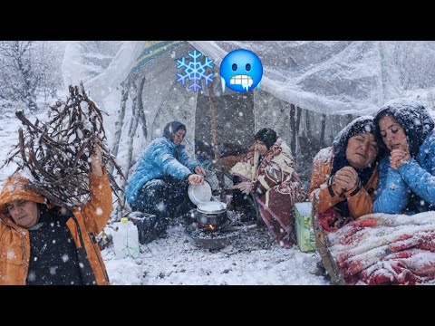 ❄️ Homeless in deadly snowstorms; 🍲🔥 cooking and fighting for survival and staying alive