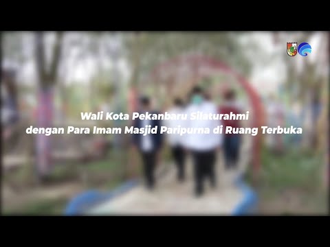 Wali Kota Pekanbaru Silaturahmi dengan Para Imam Masjid Paripurna di Ruang Terbuka⁣