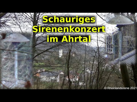 Sirenenalarm mit Gänsehaut-Faktor | Probealarm im Ahrtal | E57-Sirenen | Beeindruckender Klang