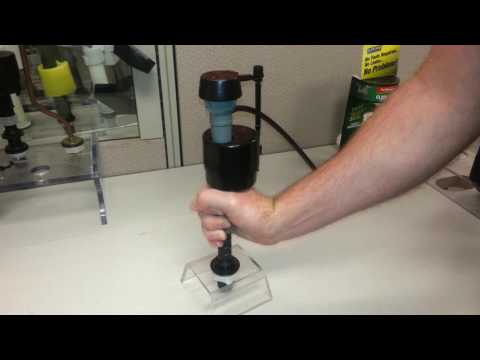 Part of a video titled Adjusting height of fill valve when installed in tank - YouTube
