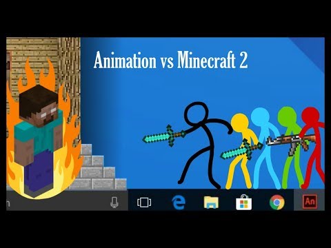 Unbelievable fan-made Animation vs. Minecraft 2 by Tushar Kd
