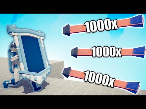 ICE MIRROR SHIELD vs 1000x OVERPOWERED UNITS - TABS | Totally Accurate Battle Simulator 2023