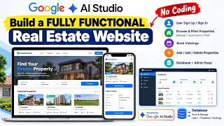 Build a FULLY FUNCTIONAL Website with Google AI Studio | Admin Panel +
