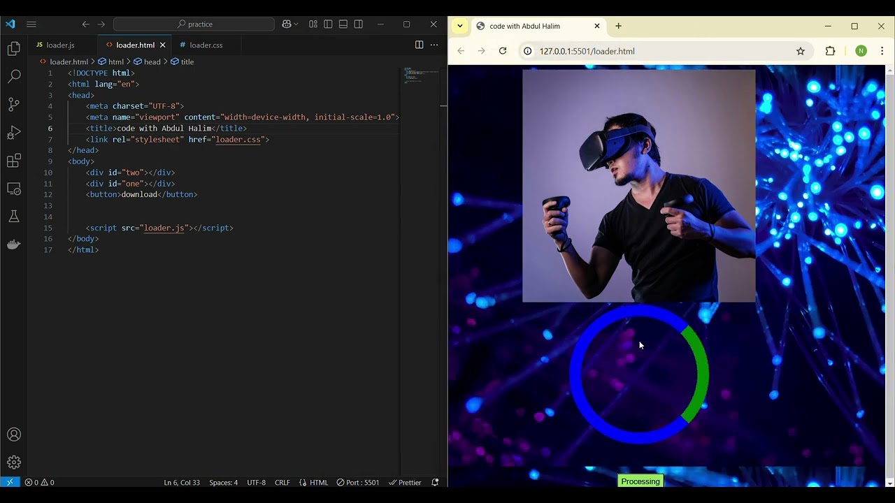 how to create a loader.check comment box to get code