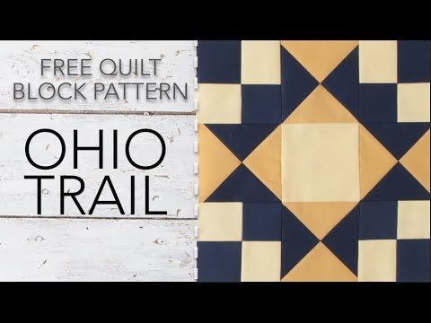FREE Quilt Block Pattern: Ohio Trail