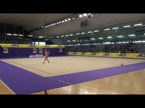 Giorgia Rodella cerchio - Nazionali AICS 2017