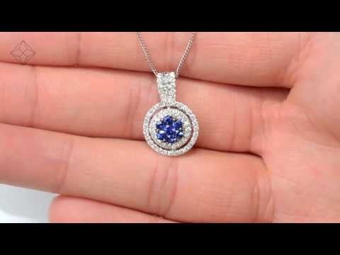 FR38 - Gorgeous 0.45ct & 18K White Gold Diamond Pendant