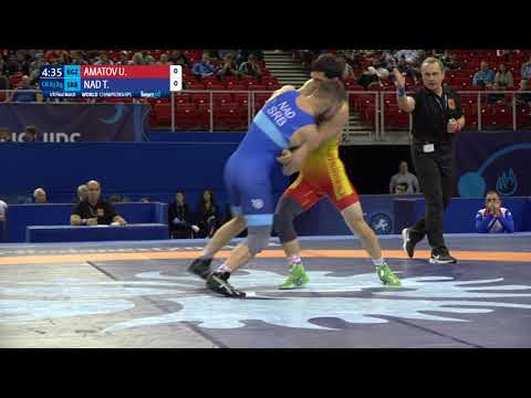 1/8 GR - 63 kg: U. AMATOV (KGZ) v. T. NAD (SRB)