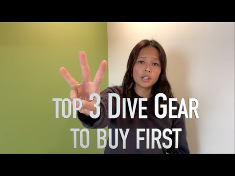 Scuba Diving Advice: Top 3 Dive Gear to Buy First