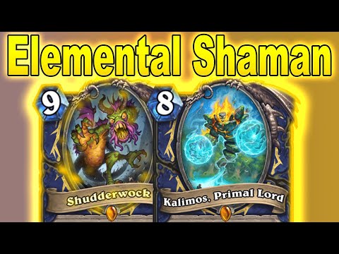 Kalimos Elementals Quest Shaman Has Shudderwock Around! Castle Nathria Mini-Set | Hearthstone