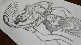 How to draw God Shri Krishna easy Drawing |Krishna Janmashtami | कैसे भगवान कृष्ण जी का चित्र बनाएं | DOWNLOAD THIS VIDEO IN MP3, M4A, WEBM, MP4, 3GP ETC