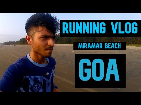 Running Vlog 1 - Miramar Beach, Goa | Aditya Sawant