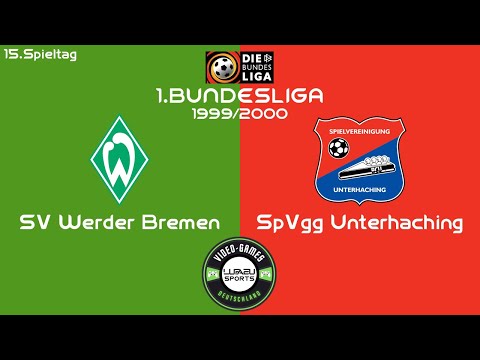 SV Werder Bremen - SpVgg Unterhaching | 15. Spieltag | 1.Bundesliga | Saison 1999/2000 | FIFA2000
