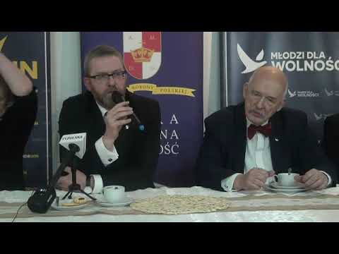 Grzegorz Braun i Janusz Korwin - Mikke w Sanoku