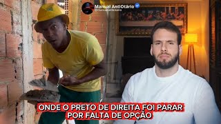 Onde o preto de direita foi parar por falta de opção