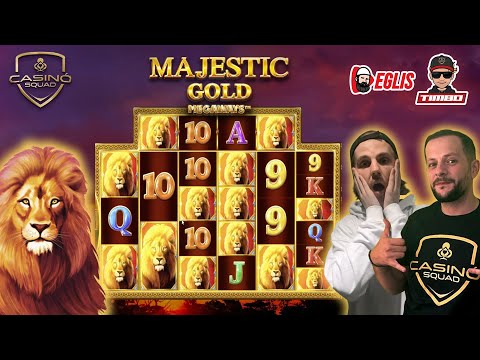 🦁THE CRAZY DUO GET A HUGE WIN ON MAJESTIC GOLD! 🔥