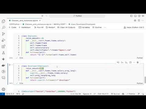 Python Oop Tutorial 4 Inheritance Creating Subclasses Day31