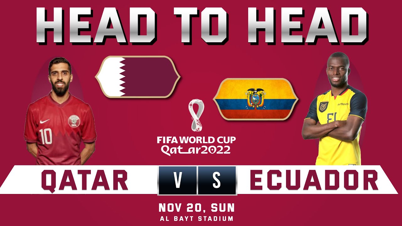 QATAR vs ECUADOR Head to Head Stats | FIFA WORLD CUP 2022 QATAR