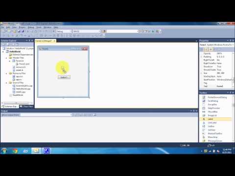 How to make a program with Visual C++ 2010 express
