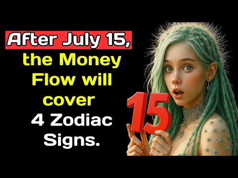 After July 15, the Money Flow will cover 4 Zodiac Signs.