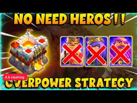 No Heroes No Problem |Th11 VS Th12No Heroes Attack (Clash Of Clans)