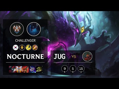 Nocturne Jungle vs Graves - KR Challenger Patch 10.13