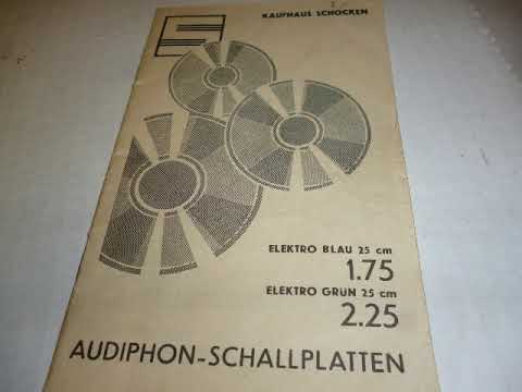 Alexander Flessburg, Jazz-Orchester-Begleitung Eddy Walis, Little Pal, Berlin, 1930