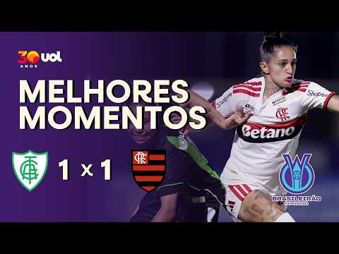 Gols e melhores lances de América-MG x Flamengo