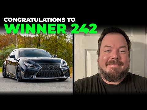 Meet Winner 242 John Quiring from Maple Shade, New Jersey who Won our Lexus RC F at PrimeDriven.com