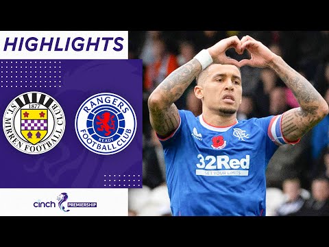 St Mirren 1-1 Rangers | Late Tavernier Penalty Rescues Point | cinch Premiership