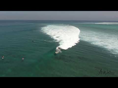 Drone footage of dreamy conditions at Gili Trawangan