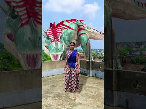 T-Rex dinosaur  Magic Fight Gone Wrong | VFX Park | #youtubeshorts #shorts