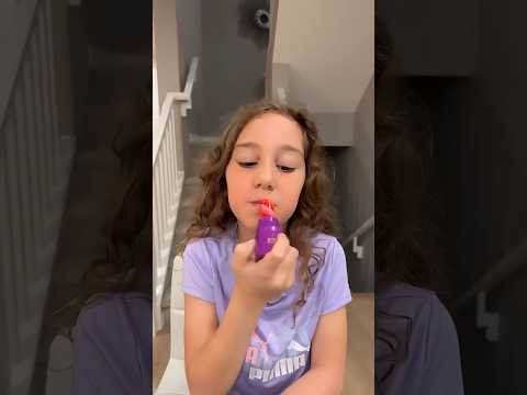 Cute kid crying over lipstick 💄 lollipop 🍭  #shorts