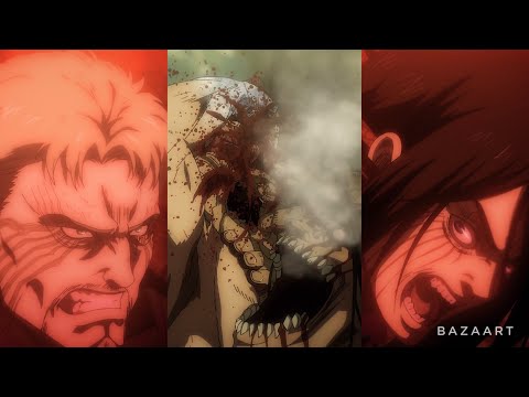 Eren vs Reiner-Eren’s Ragefull Scream