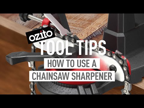 How to Sharpen Chainsaw Chain - Ozito Tool Tips [PXCCSSS-018]