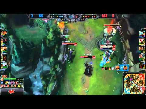 Snakes (Beast Sion) VS M3 (Condi Lee Sin) Game 2 Highlights - 2015 LPL Summer W6D2