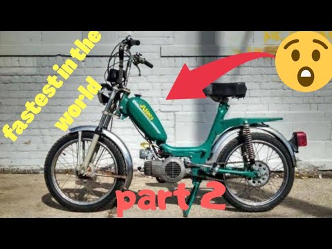 BUILDING THE FASTEST MOPED ON THE PLANET part 2 | CREATIVE BOX |