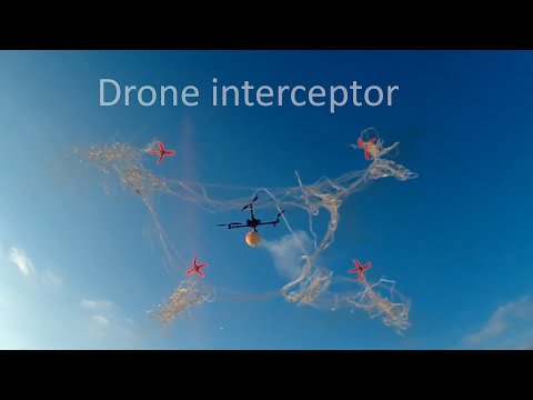 Drone interceptor with a net gun. Information for interested.